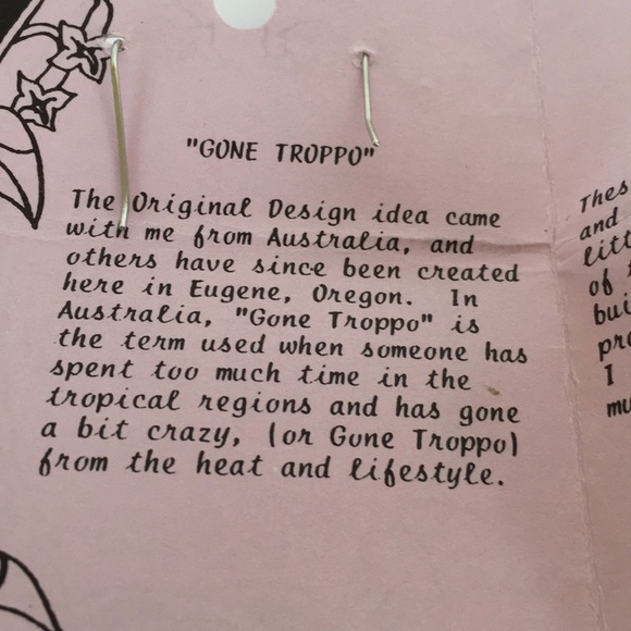 Gone Troppo Handcrafted Durable Clay Earrings NWT - Picture 5 of 6